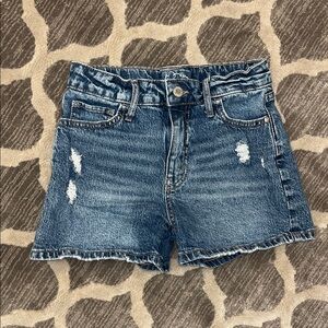 Art Class Blue Distressed Jean Shorts